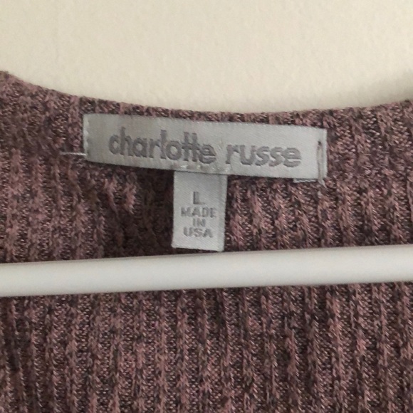 Shoulder Slit Crop Top - Picture 3 of 3